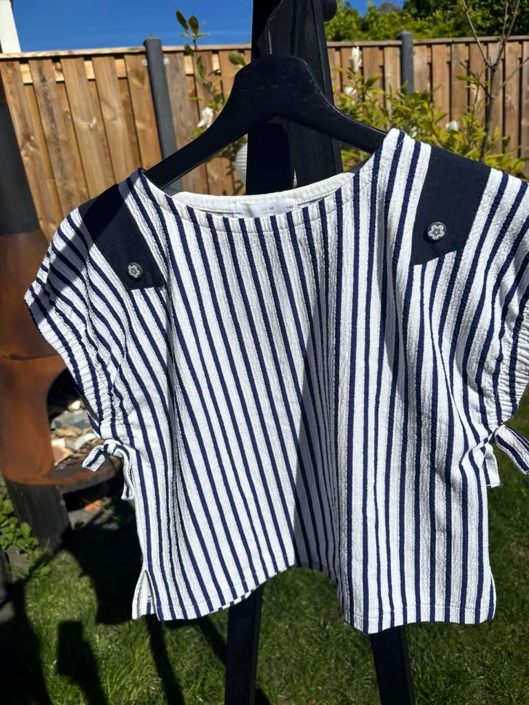 H&M topje gestreept maat 140, Ophalen of Verzenden, Zo goed als nieuw, Meisje, Shirt of Longsleeve