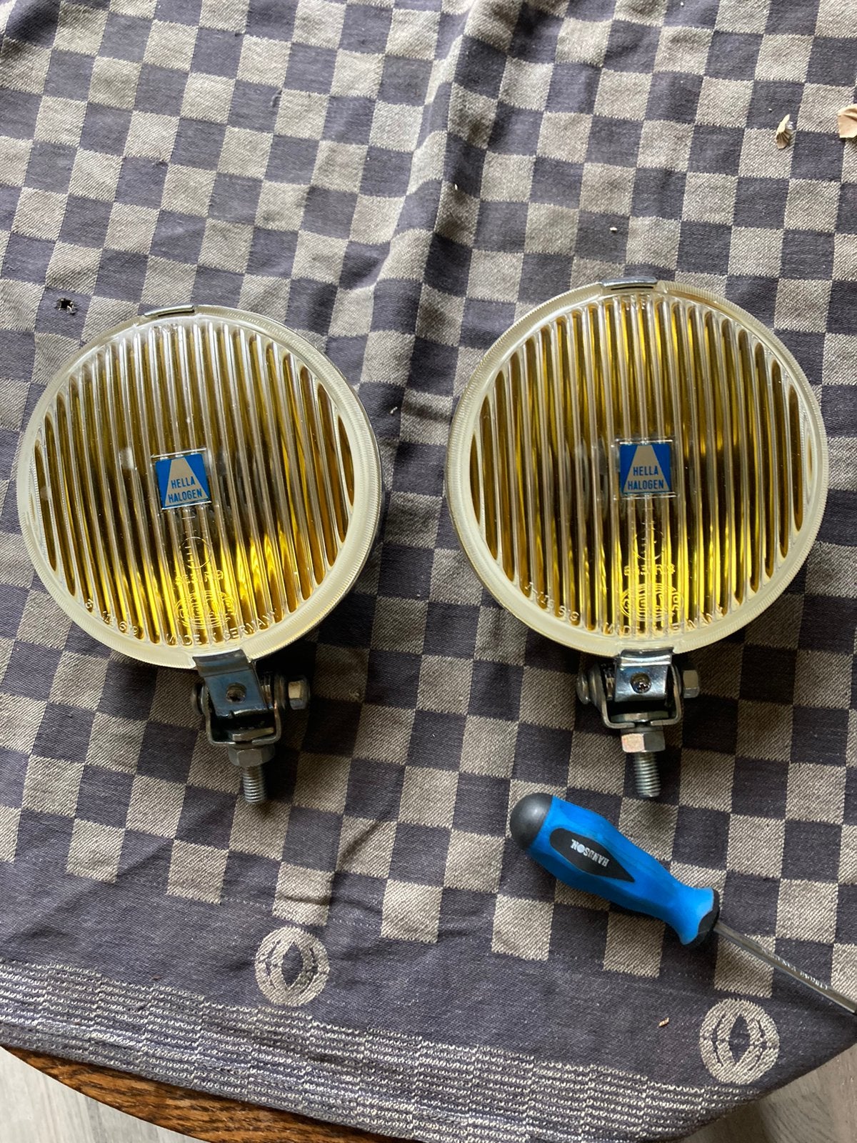 Oldtimer 1 set Hella mistlampen type 140, Auto-onderdelen, Ophalen of Verzenden, Nieuw