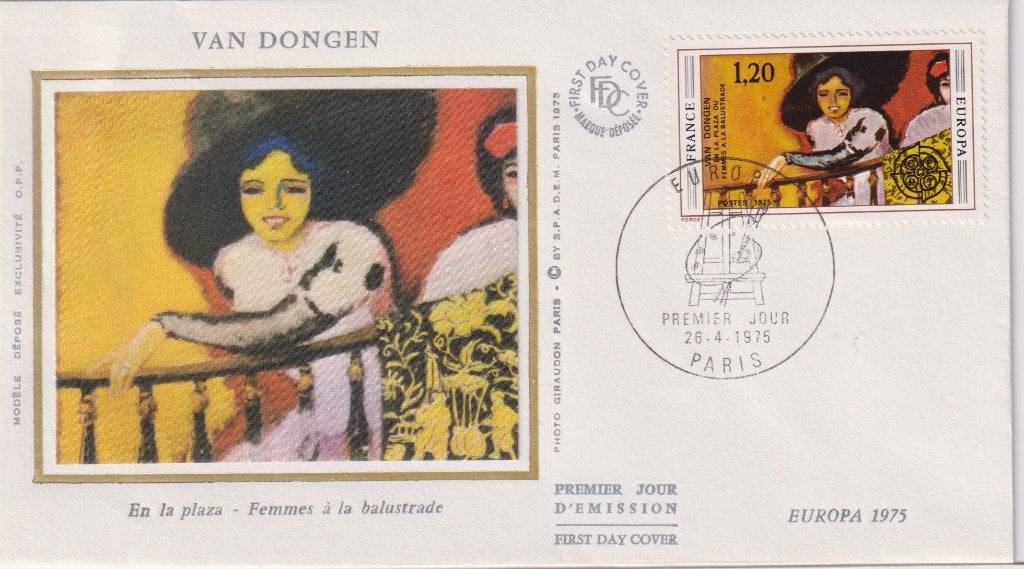 Frankrijk 1975 EUROPA Schilderkunst Van Dongen S258, Verzenden, Onbeschreven, Europa