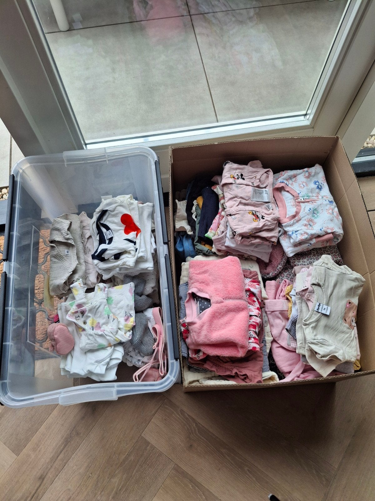Grote complete set babykleding maat 56., Kinderen en Baby's, Babykleding | Maat 56, Ophalen, Zo goed als nieuw, Meisje