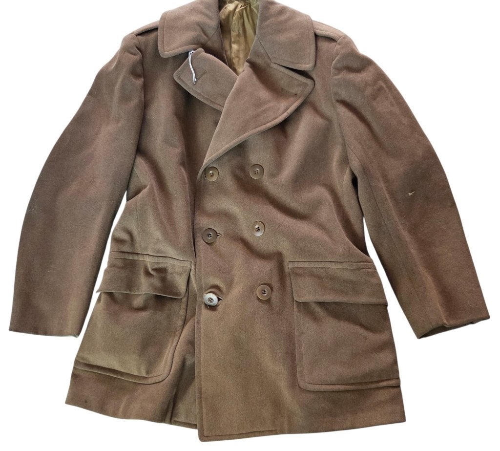 amerikaanse ww2 mantel in gebruikte staat in maat 40 l, Ophalen of Verzenden, Amerika, Kleding of Schoenen