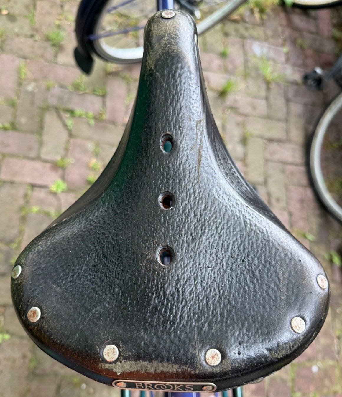 Leren Brooks comfortabel zadel, Verzenden, Zadel