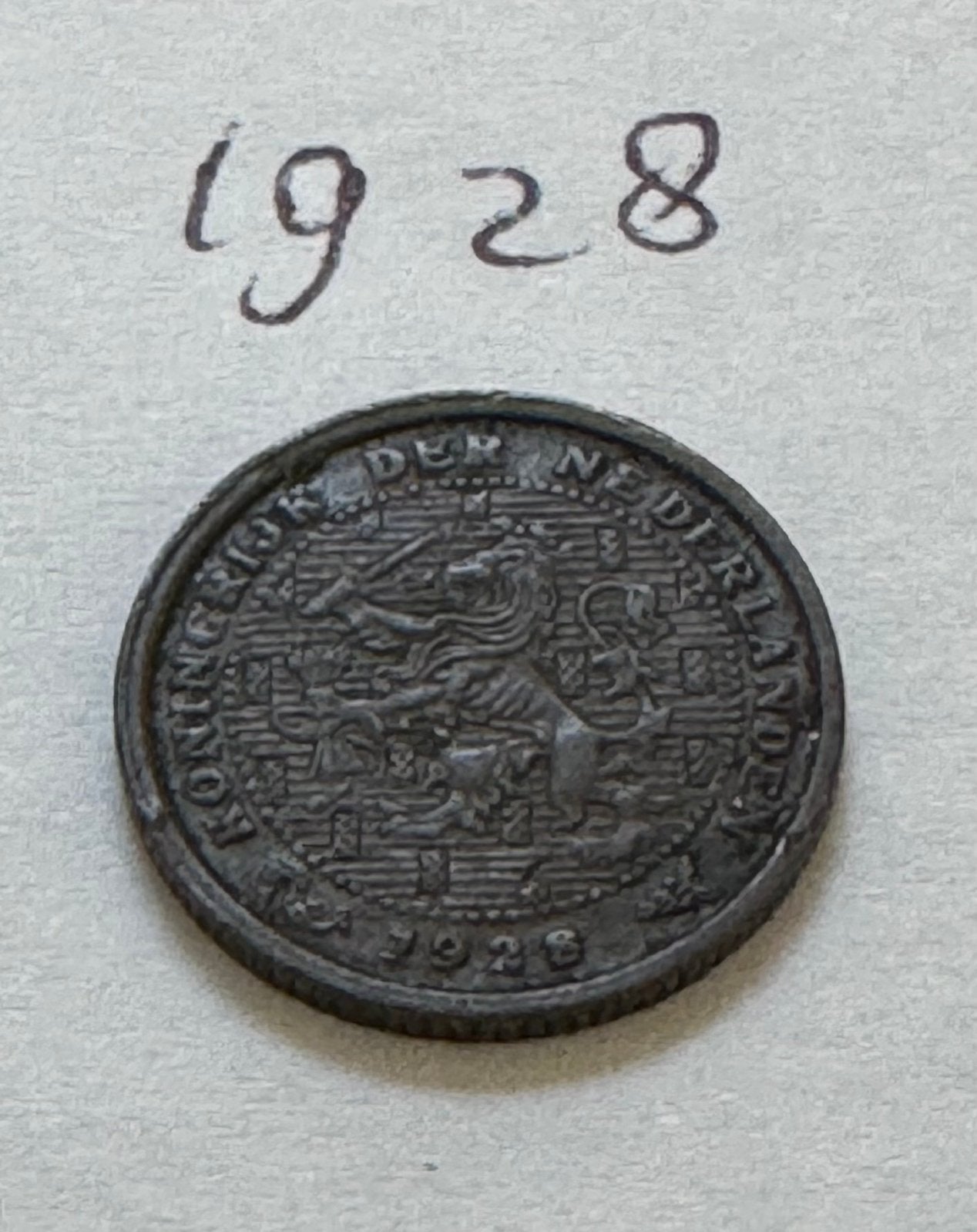 Halve cent brons 1/2 cent 1928 Koninkrijk der Nederlanden, Ophalen of Verzenden, Koningin Wilhelmina, Overige waardes