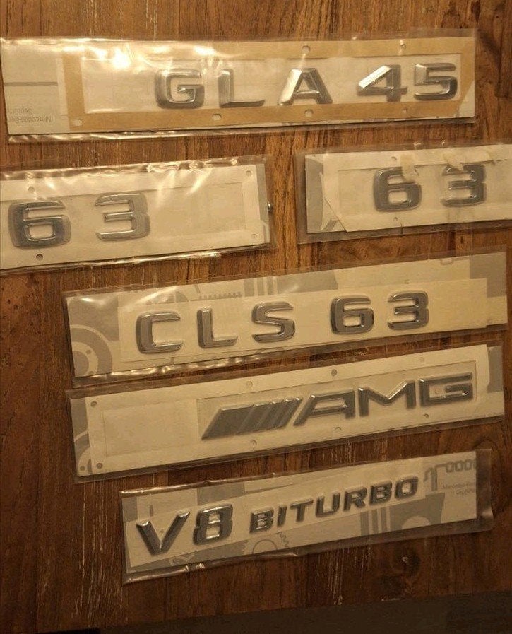 Meerdere orginele Mercedes letter's/logo' s. AMG, CLS, GLA, Ophalen of Verzenden, Nieuw, Mercedes-Benz