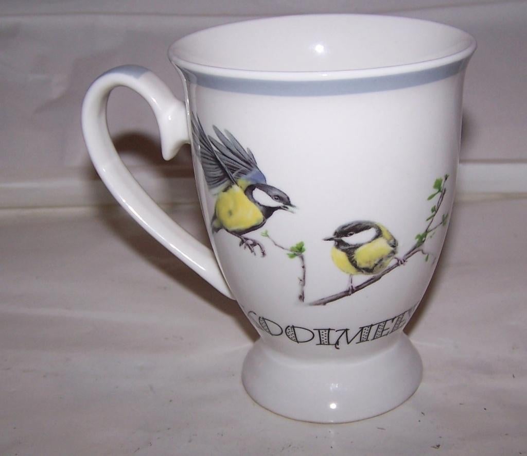 Elles Koolmees mok. Nieuw., Huis en Inrichting, Ophalen of Verzenden, Zo goed als nieuw, Wedgwood, Kop(pen) en/of Schotel(s)