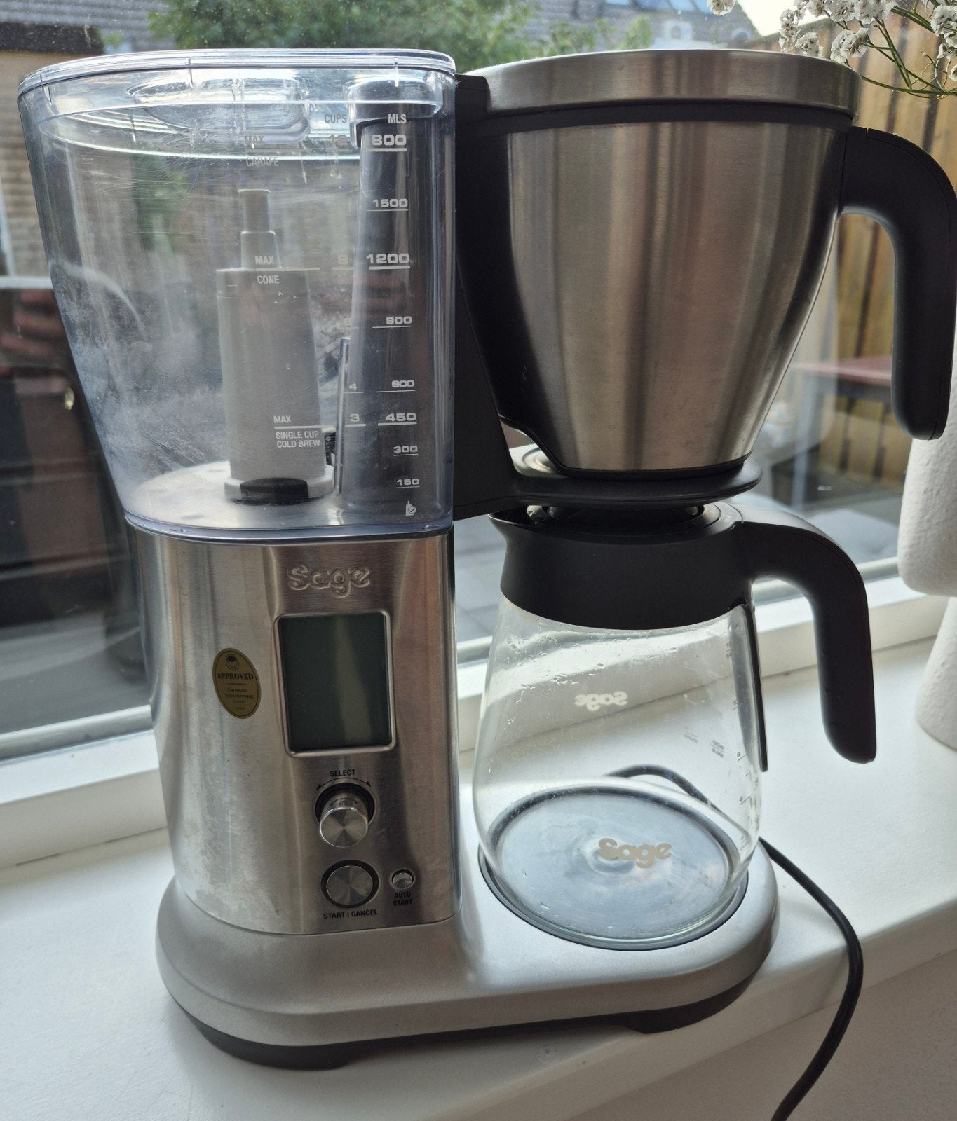 Sage koffiezetapparaat koffiemachine zilver