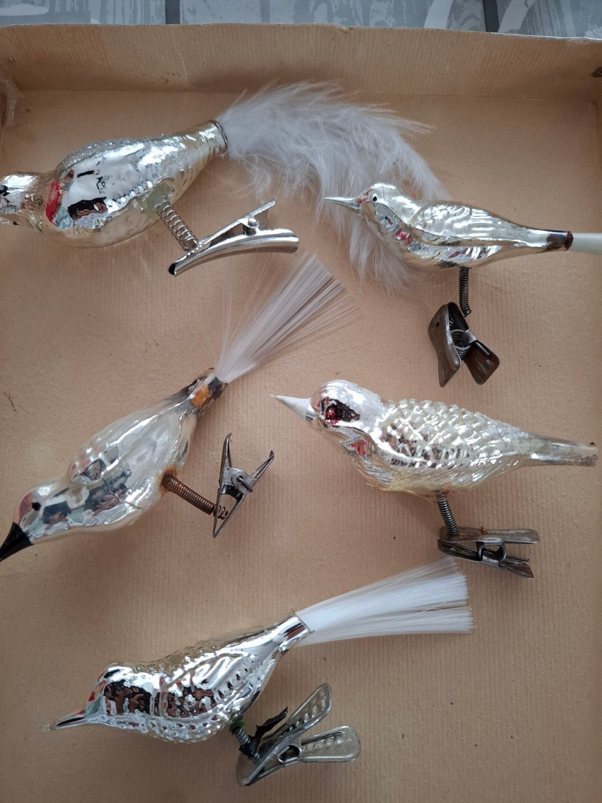 Antieke Kerstballen., Diversen, Kerst, Ophalen of Verzenden