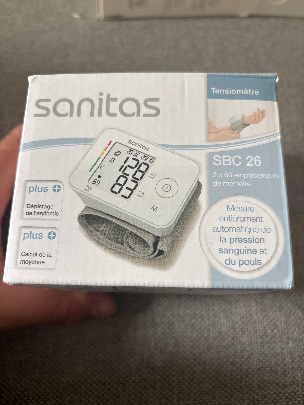 Sanitas SBC 26 Bloeddrukmeter voor de pols, Ophalen of Verzenden, Nieuw, Overige typen