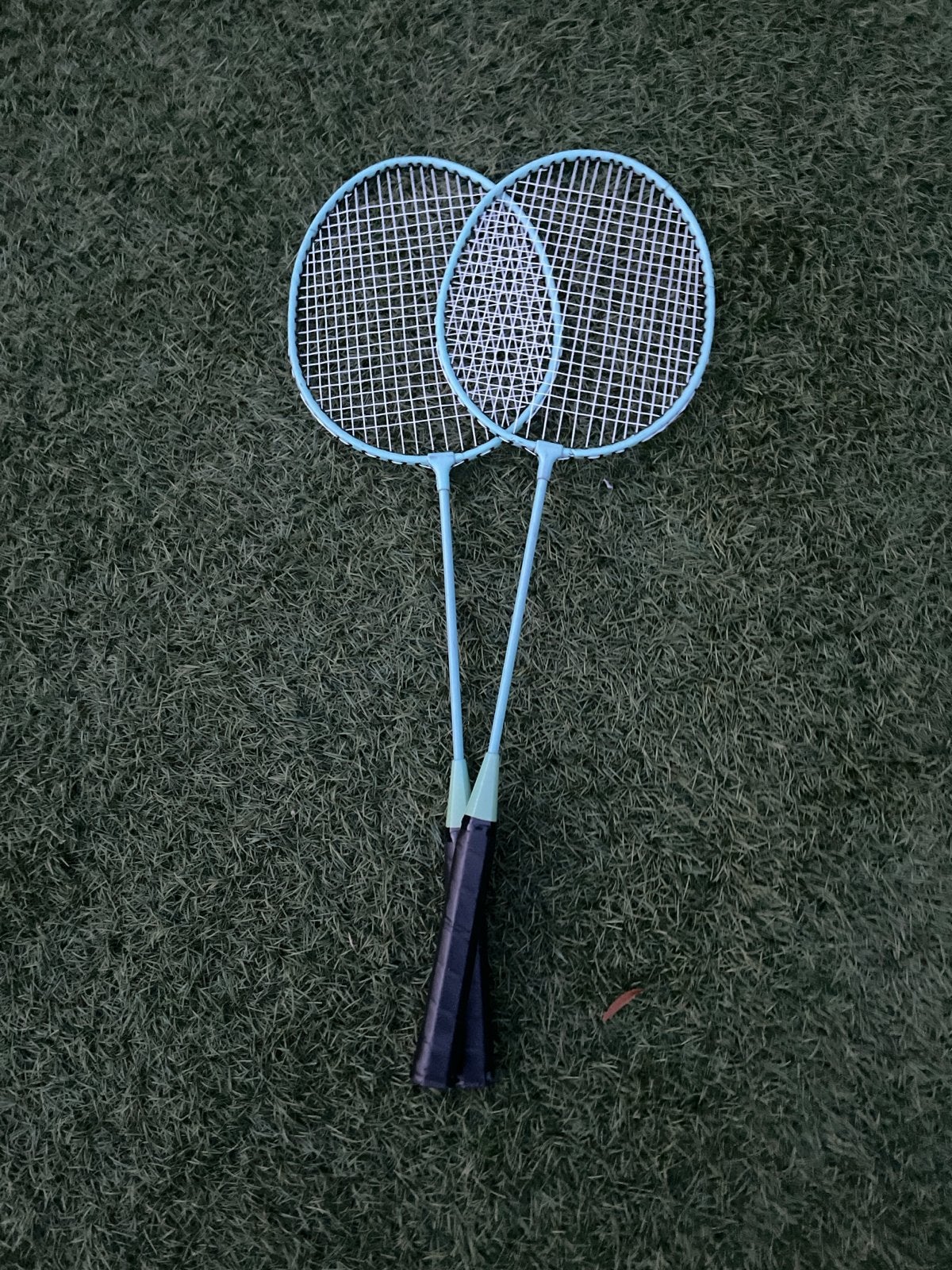 Badminton Rackets Set - Lichtblauw, Ophalen, Zo goed als nieuw, Racket(s)