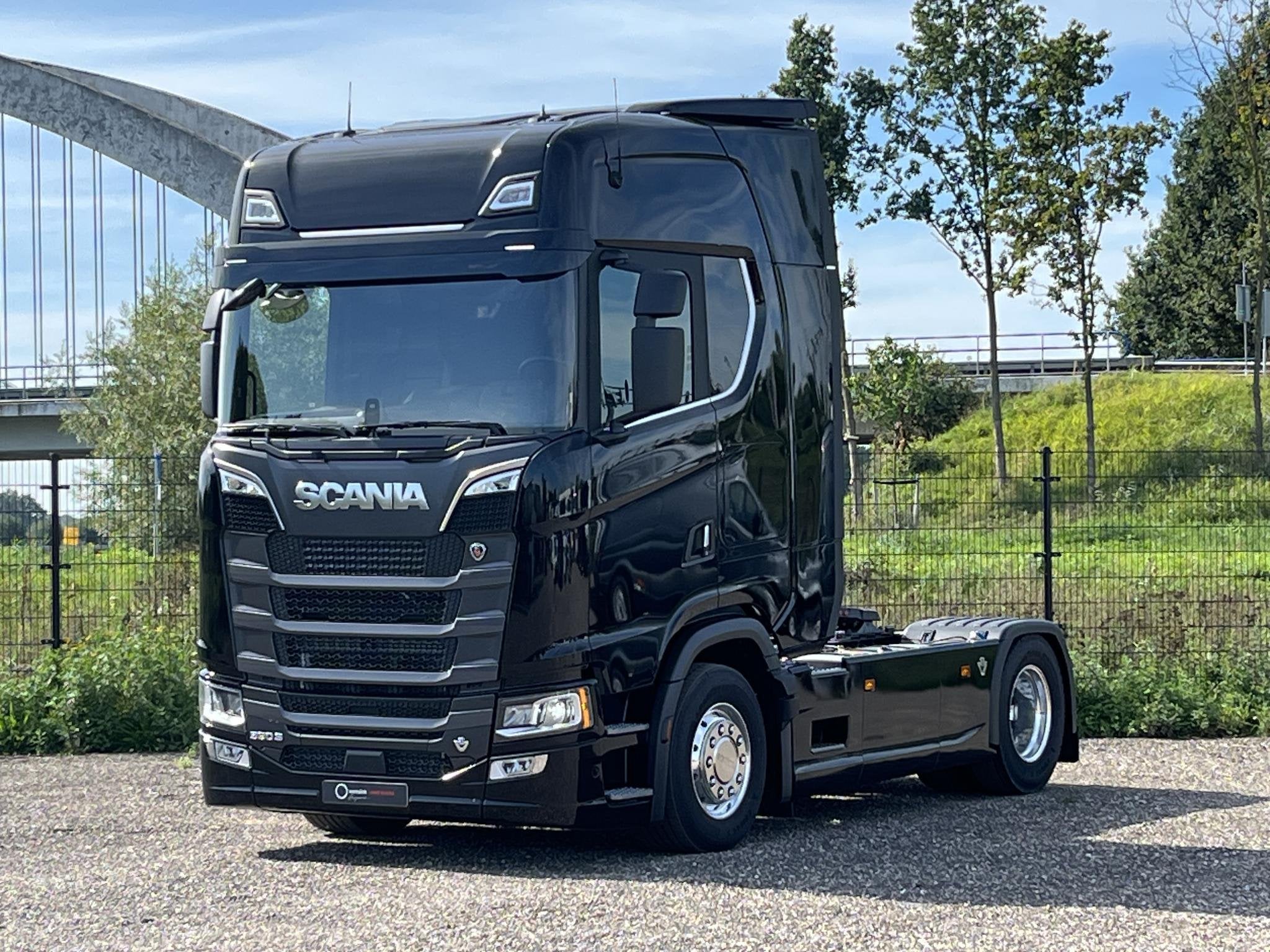 Scania S590 V8 | Retarder | Full Air | PTO prep. | 9t front, Auto's, Automaat, Stof, Scania, Zwart