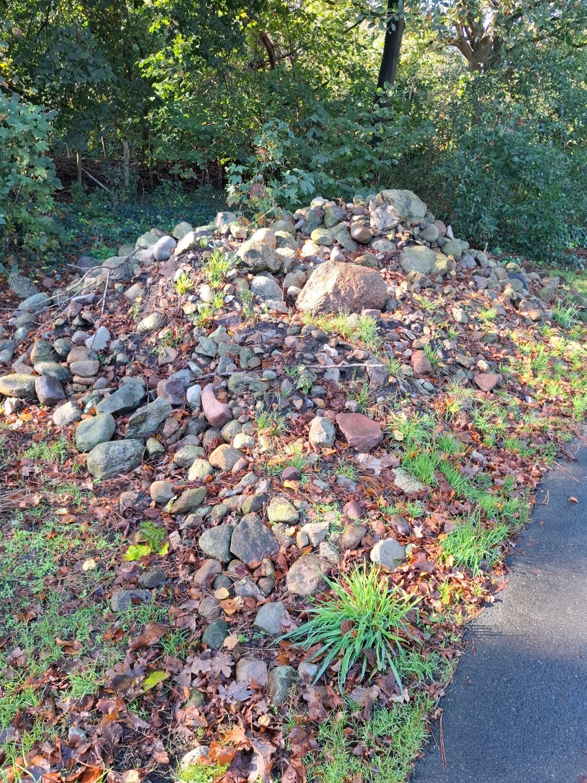 Diverse maten rotsen en keien, ca.10 m3 - Gratis af te halen, Ophalen, Gebruikt, Kei