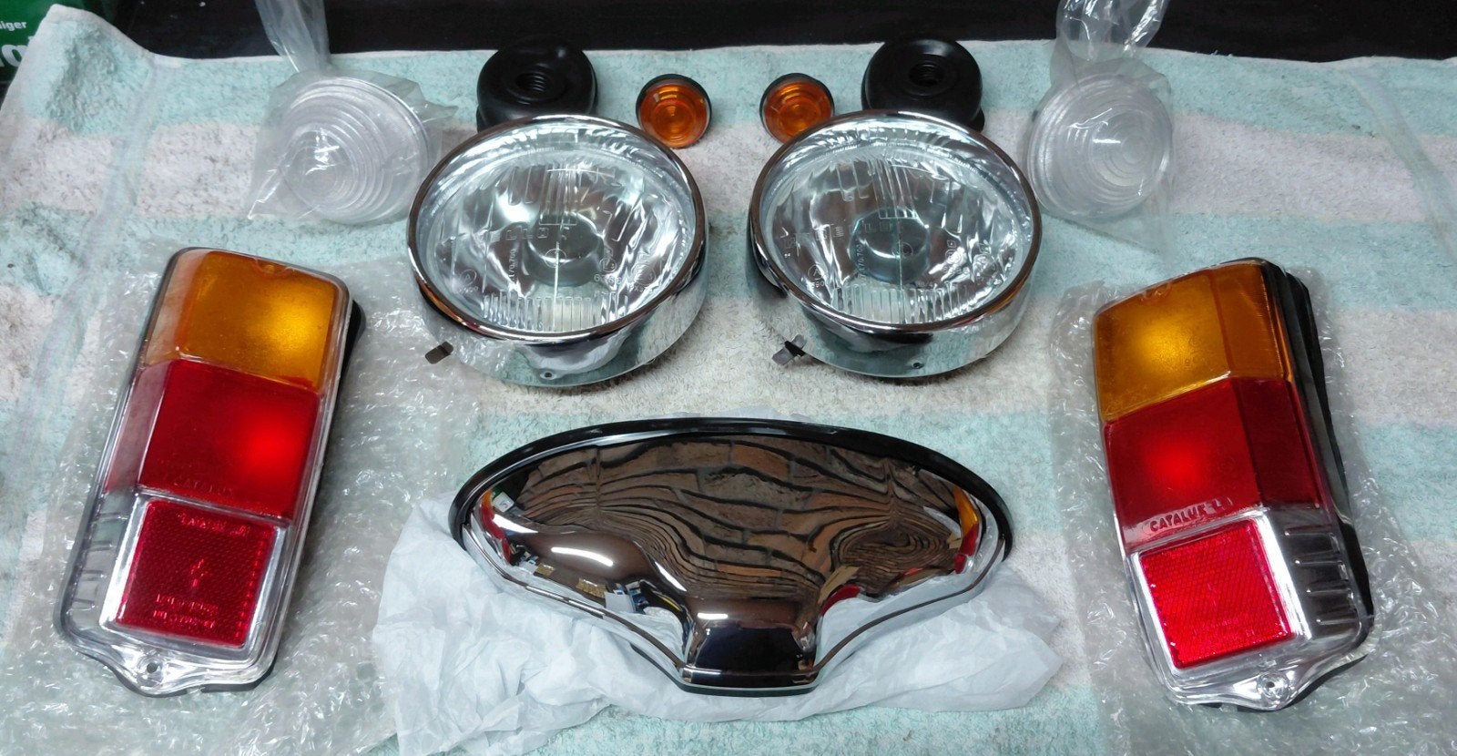 Complete verlichting | Nieuw | Fiat 500 oldtimer | F - R - L, Ophalen of Verzenden, Nieuw, Fiat