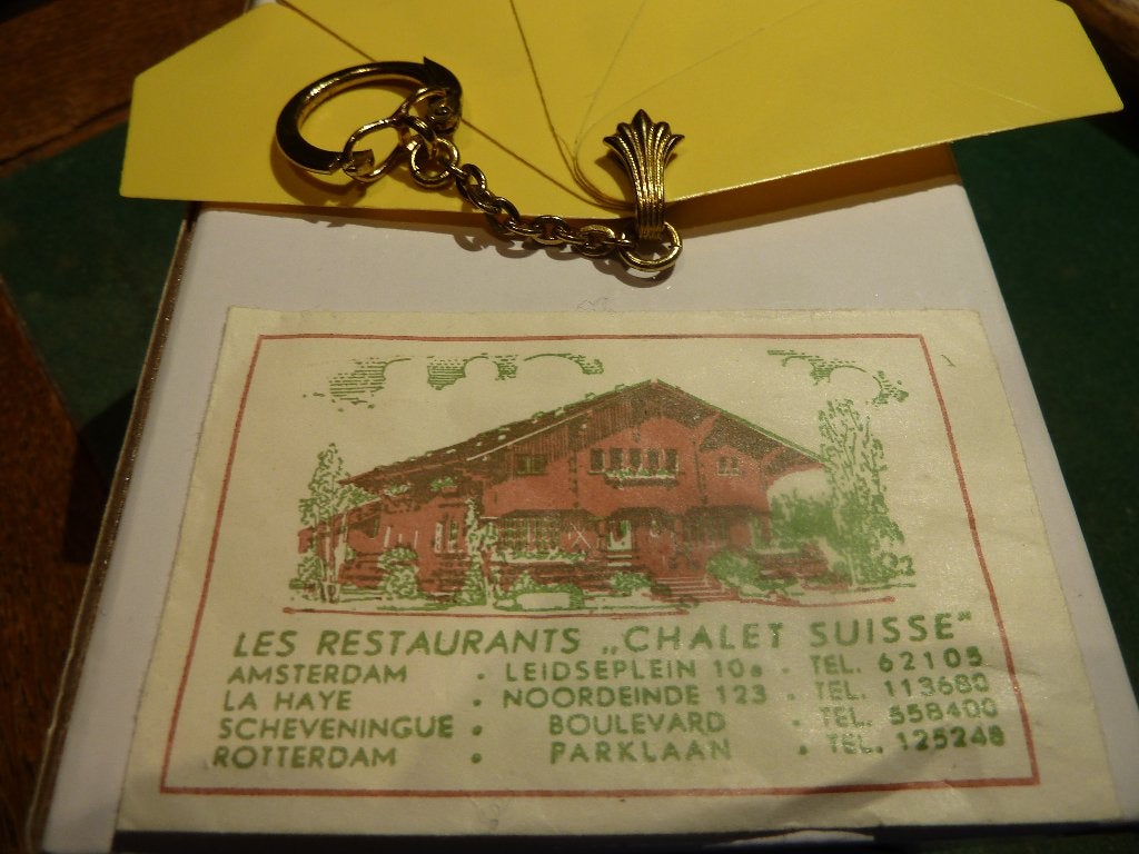 CHALET SUISSE RESTAURANT ( jaren '58 - '70) + menu kaartjes, Ophalen of Verzenden, Nederland