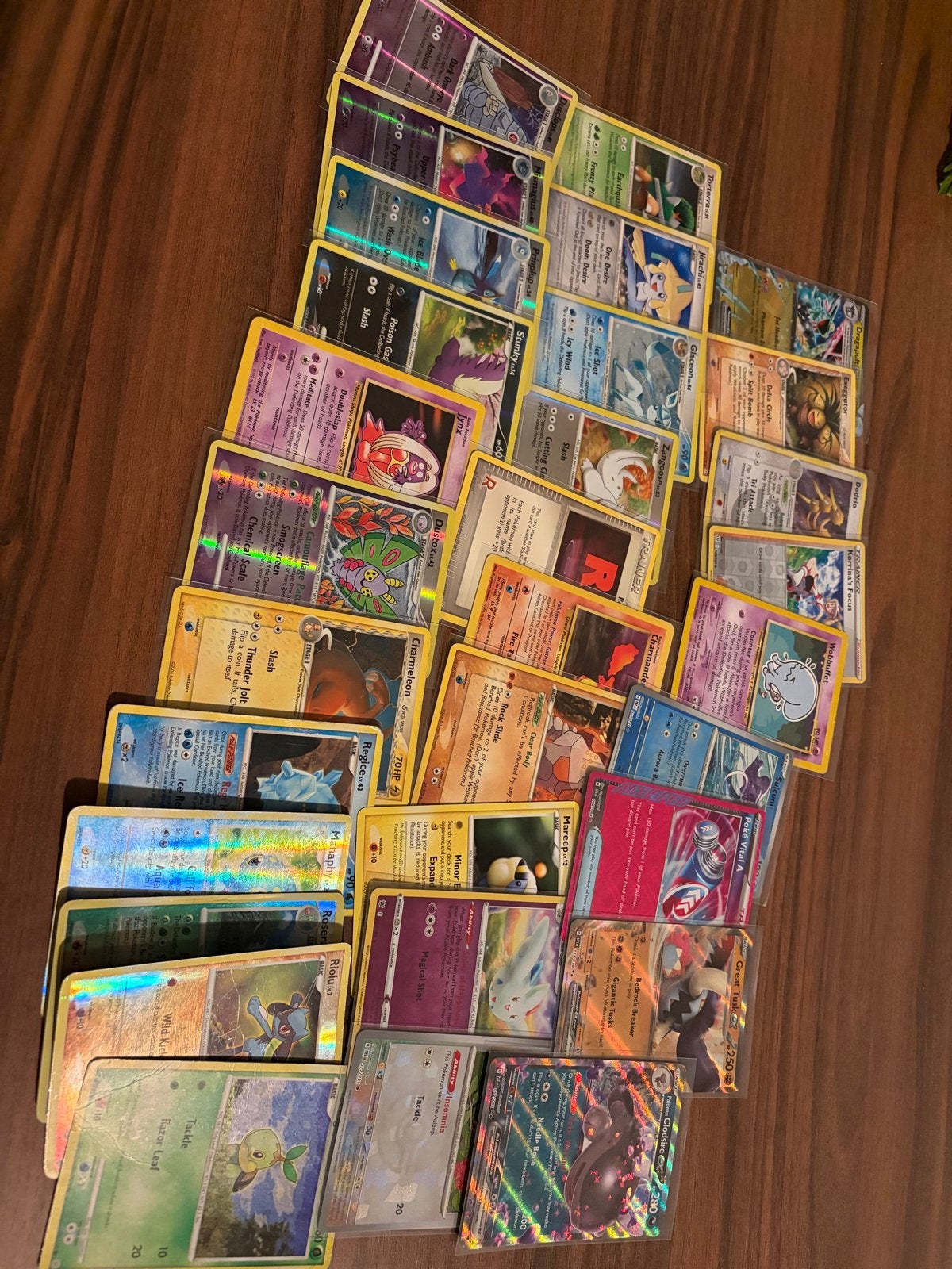 Collectie Pokémon kaarten - Diverse zeldzaamheden, Ophalen of Verzenden, Gebruikt, Meerdere kaarten, Foil