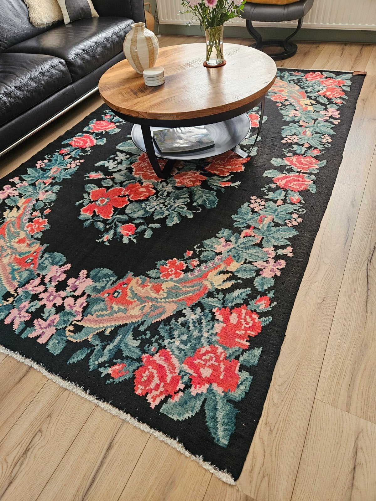 Origineel Kelim vloerkleed, Ophalen, Gebruikt, 150 tot 200 cm, 200 cm of meer