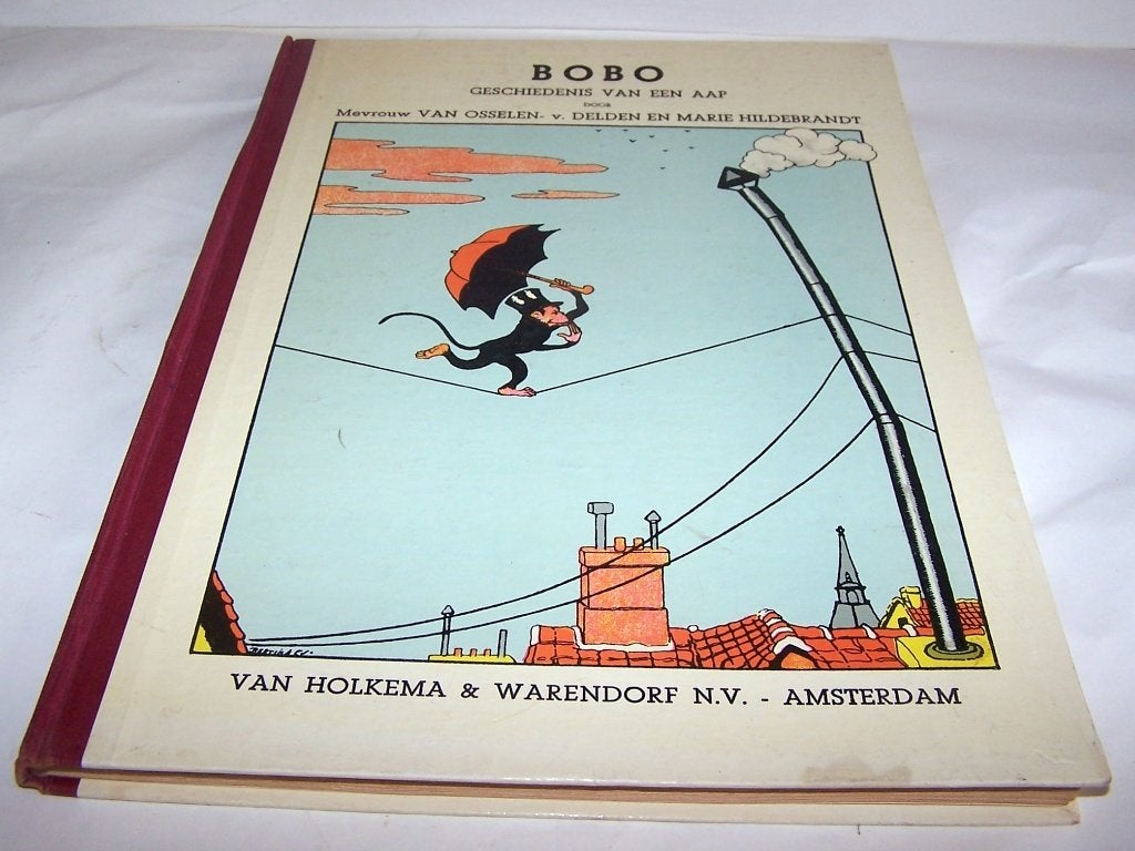 Antiek -Bobo: Geschiedenis van een Aap - Holkema & Warendorf, Ophalen of Verzenden, Mevrouw B.E. van Osselen-van Delden en Marie Hildebrandt