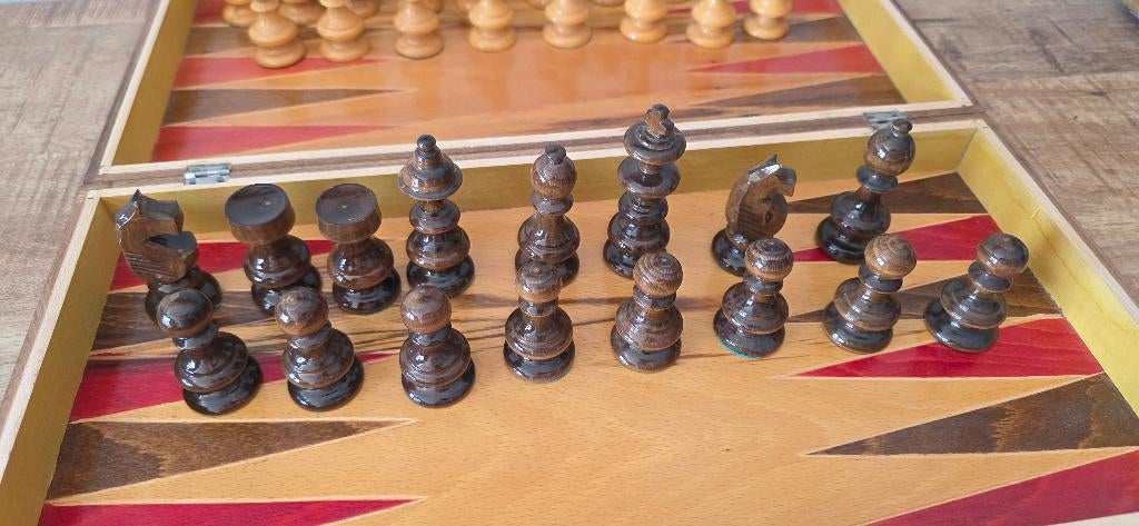 Schaakset, Hobby en Vrije tijd, Gezelschapsspellen | Bordspellen, Ophalen of Verzenden, Gebruikt