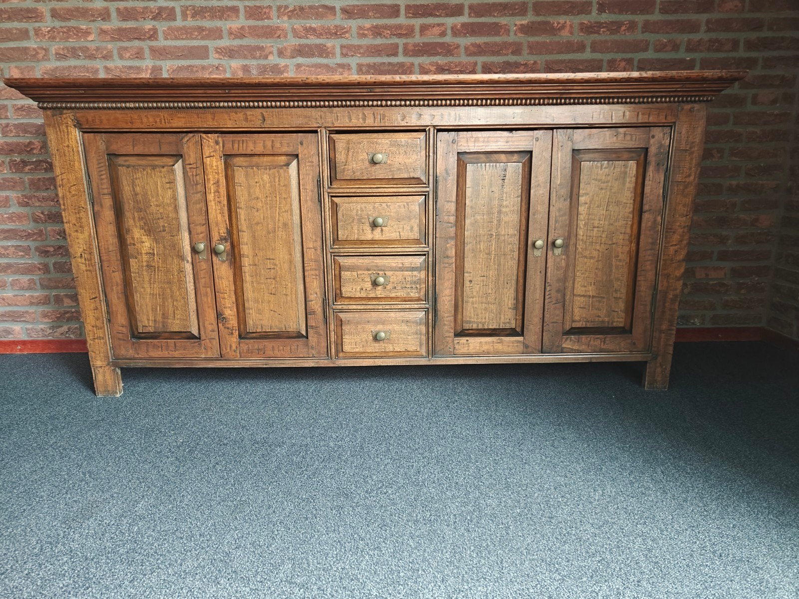 Antieke kast - L200 x B95 x D50 cm, Ophalen