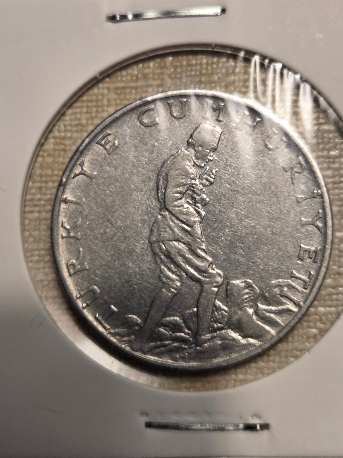 Turkse 2 1/2 Lira munt 1962, Ophalen of Verzenden, Midden-Oosten, Losse munt