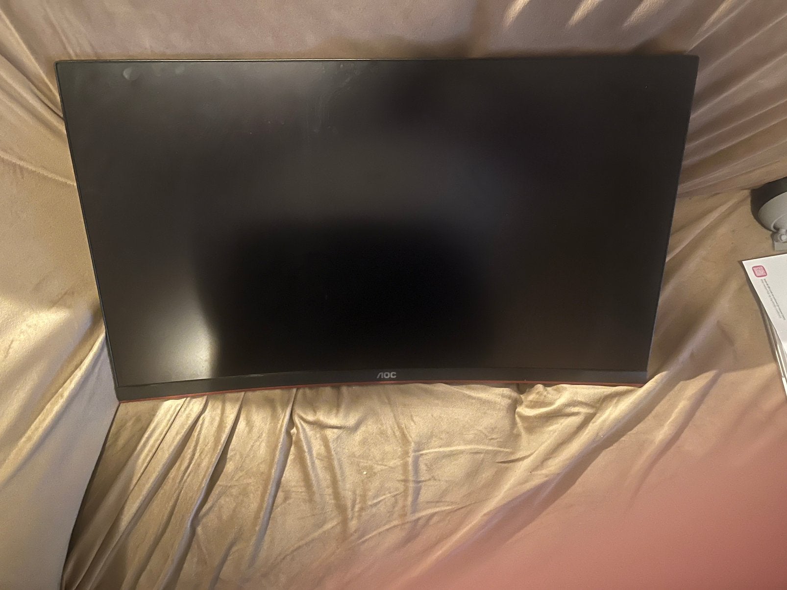 AOC C27G1 curved monitor 27”, Gaming, DisplayPort, 101 t/m 150 Hz, VA