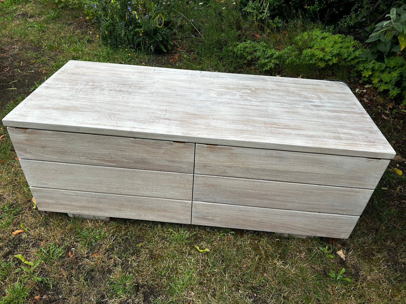 Houten TV kastje 130,5cm x 55,5cm, Huis en Inrichting, Kasten | Televisiemeubels, Ophalen, 25 tot 50 cm, 100 tot 150 cm, Minder dan 100 cm