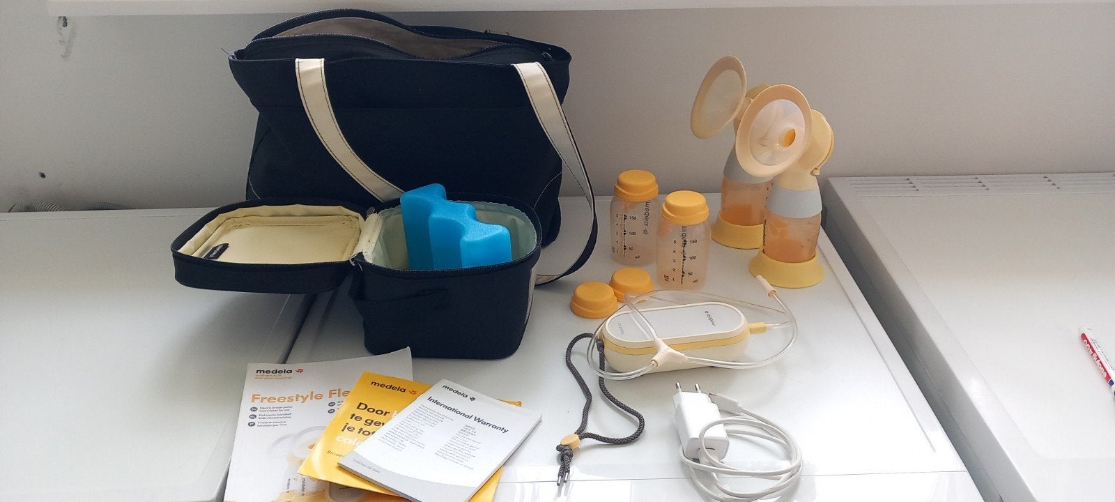 Medela Freestyle Flex Dubbele Elektrische Borstkolf, Ophalen of Verzenden