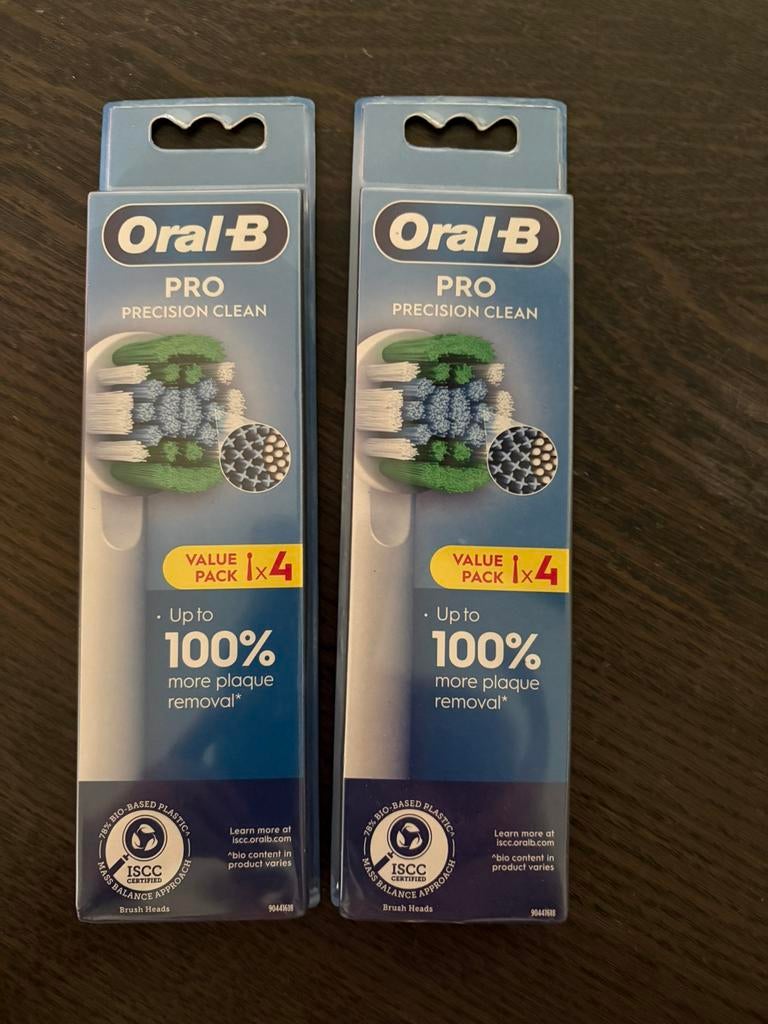 NIEUW: Oral B precision clean opzetborstels, Ophalen of Verzenden, Nieuw, Opzetborstel