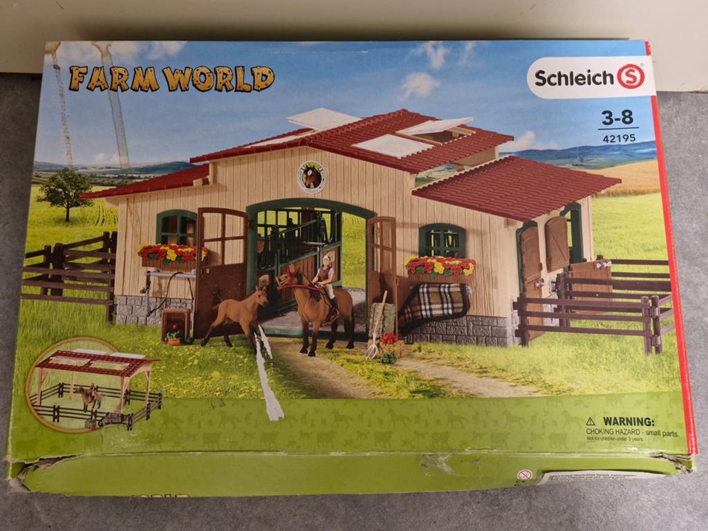 Schleich Farm World Paardenstal 42195, Ophalen, Gebruikt, Jongen of Meisje