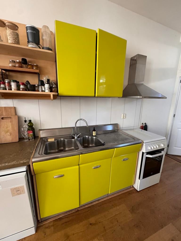 FRANKE American Kitchen - Vintage/Retro Keukenblok, Ophalen, Gebruikt, Enkelwandige keuken, Staal of Rvs