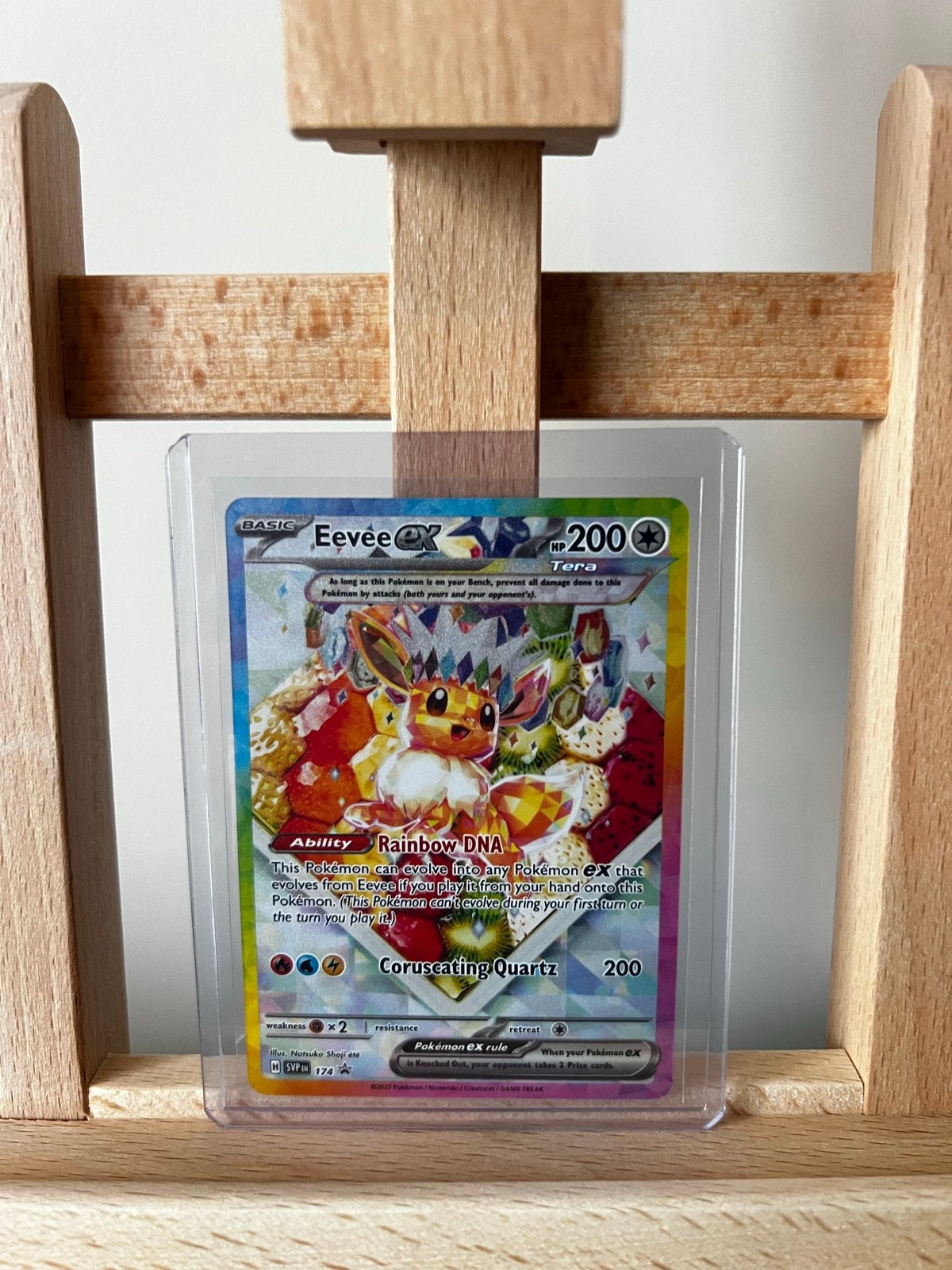 Eevee GX SV174/SV122 Hidden Fates Pokémon Kaart, Ophalen of Verzenden, Zo goed als nieuw, Losse kaart