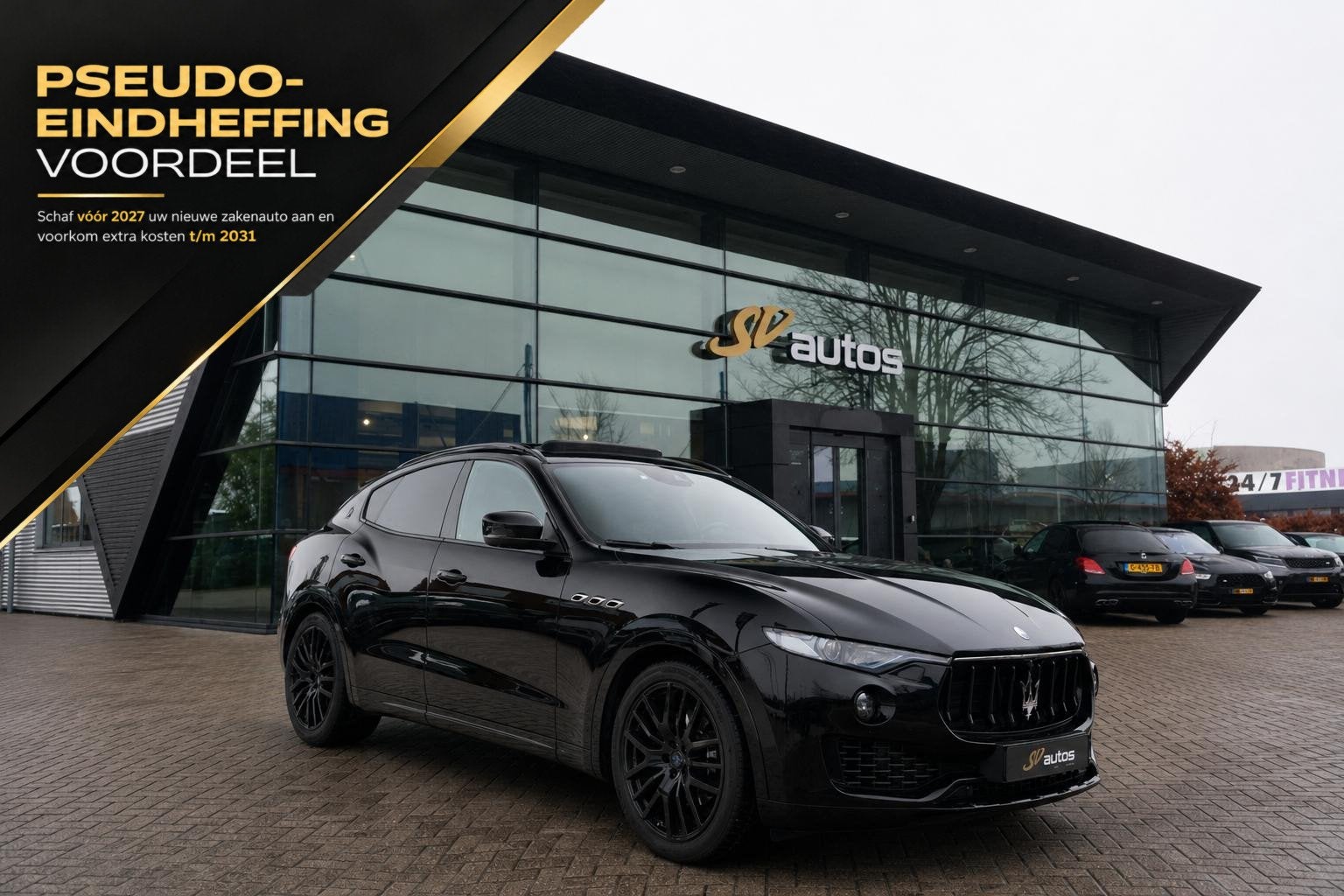 Maserati Levante Gransport 3.0 V6 D 275pk Panoramadak Schaal, Auto's, Gebruikt, Euro 6, Bedrijf, Diesel