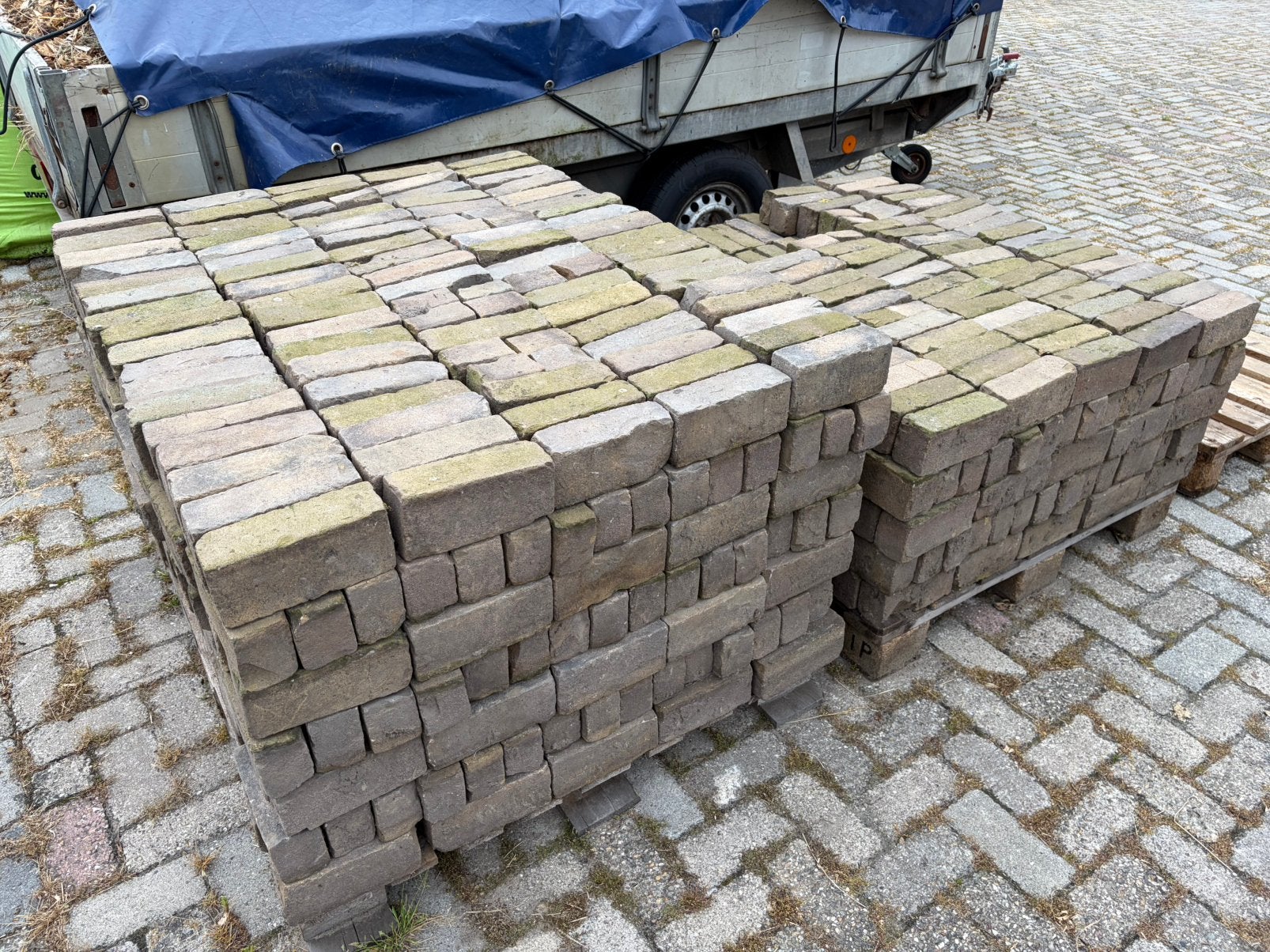 15m2 klinkers, Ophalen, Gebruikt, Klinkers, 10 m² of meer