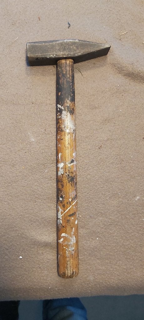 DDR WERUS Bankhamer(300) Boordgereedschap/Vintage., Ophalen of Verzenden, Gebruikt