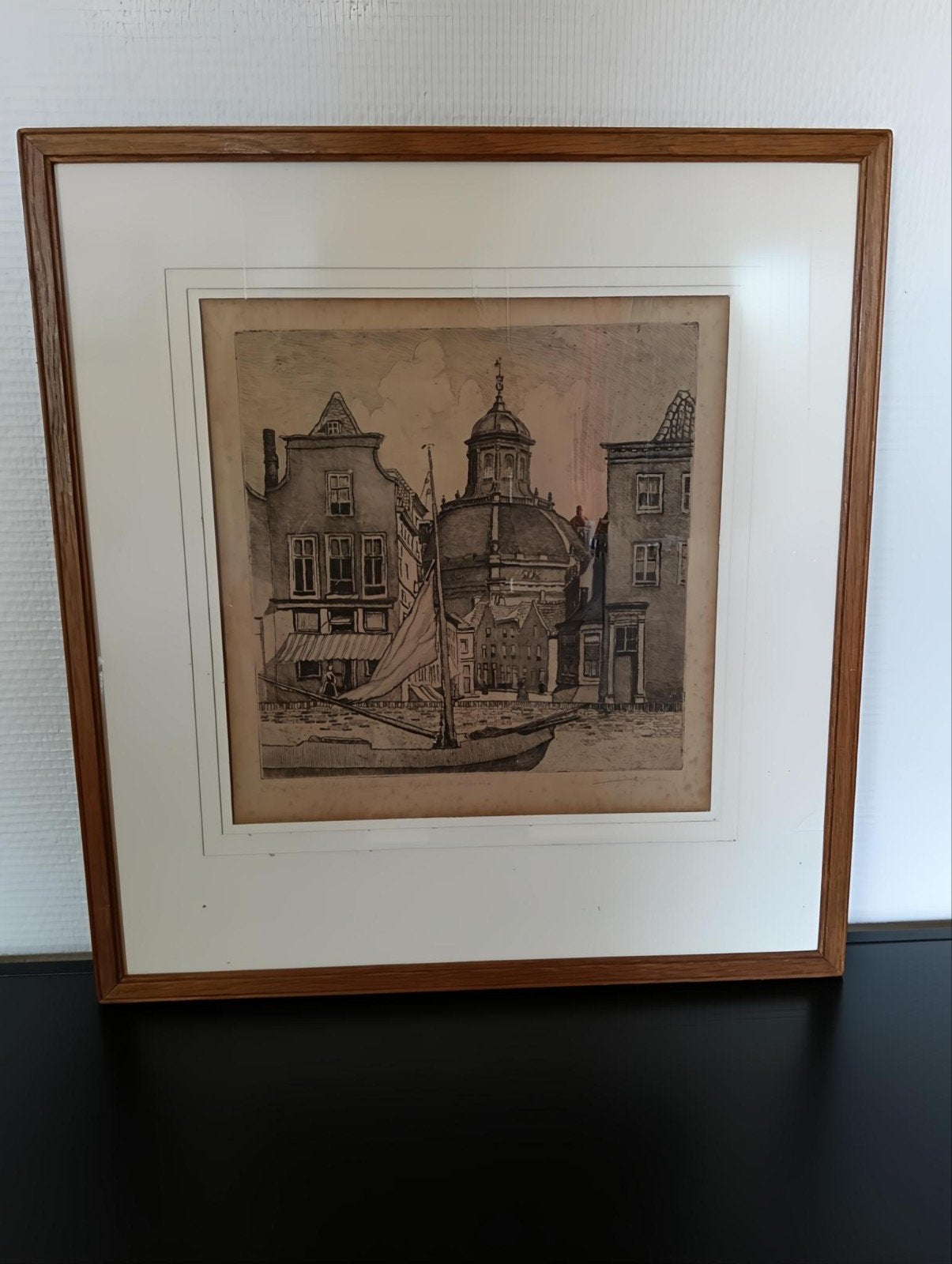 Juliaan Severin (1888-1975), Antiek en Kunst, Ophalen of Verzenden, Ets, Ingelijst