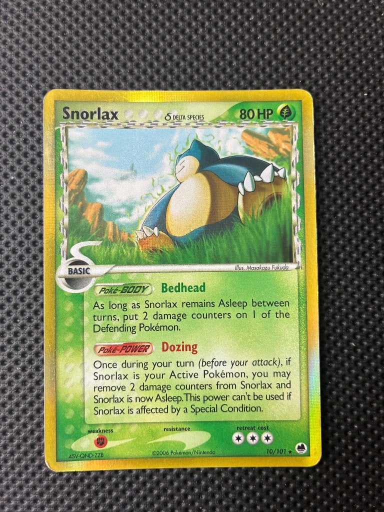 Snorlax en Jolteon Delta species, Ophalen of Verzenden, Zo goed als nieuw, Meerdere kaarten