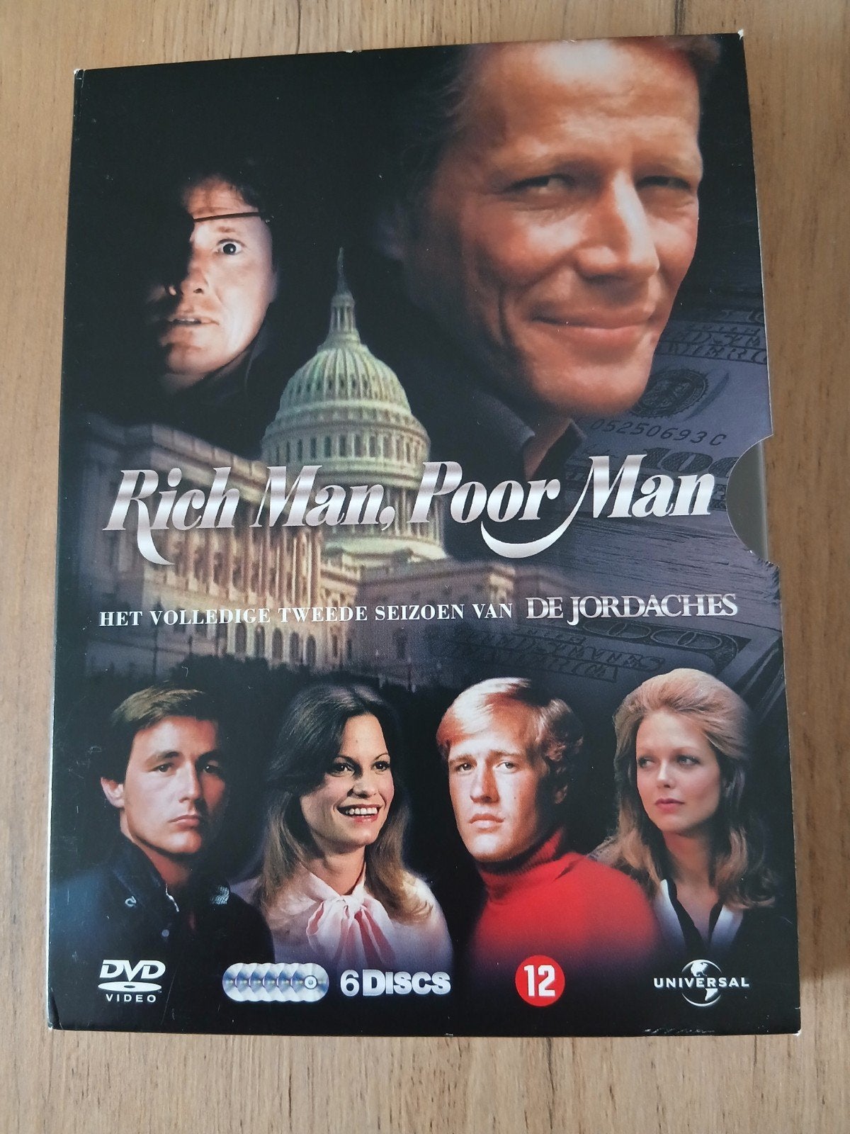 Dvd box Rich Man Poor Man seizoen 2, Vanaf 12 jaar, Ophalen, Zo goed als nieuw, Actie en Avontuur