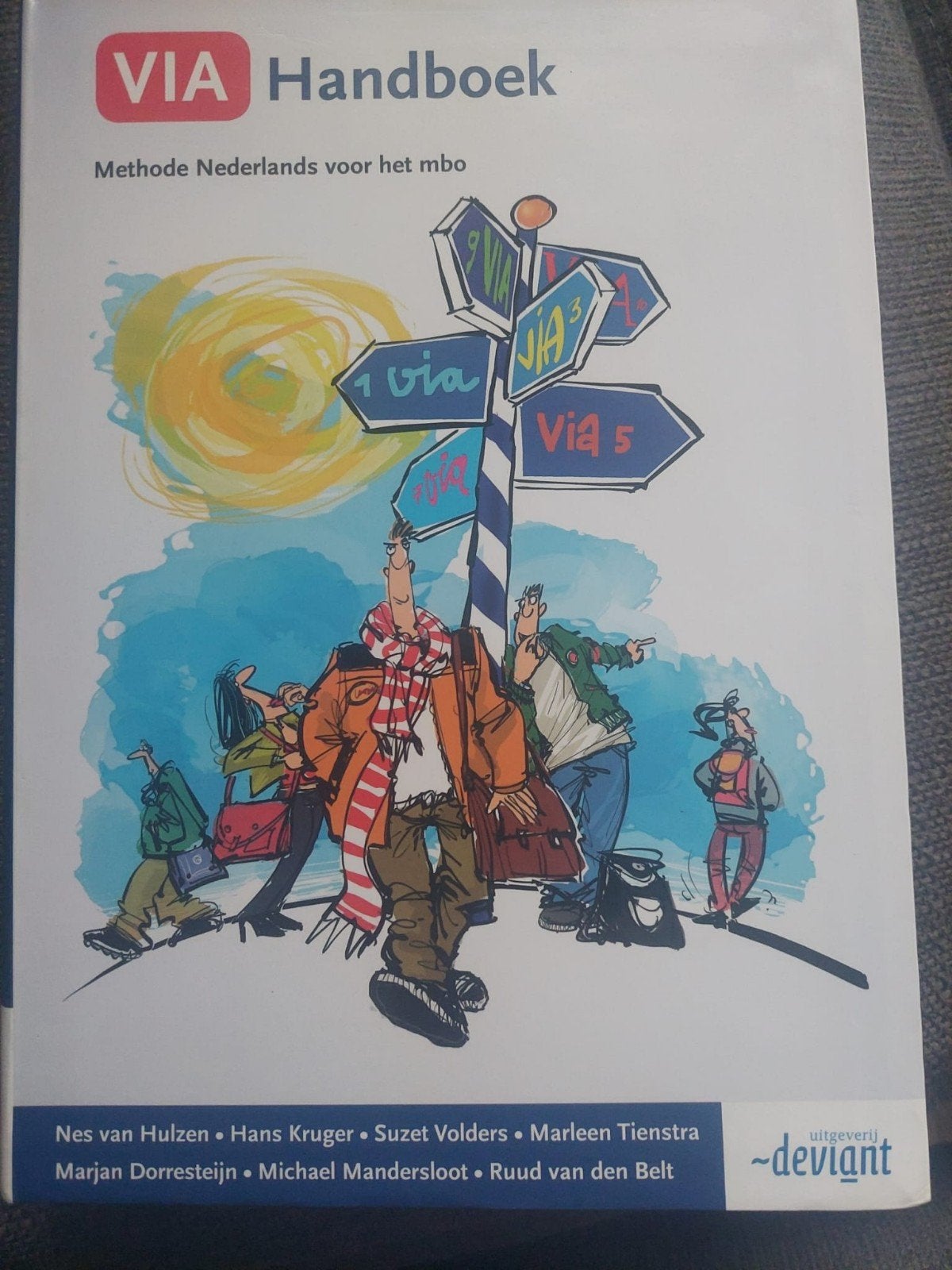 VIA Handboek Nederlands MBO - Onbeschreven (2), Boeken, Ophalen of Verzenden, Zo goed als nieuw, MBO, Nes van Hulzen, Hans Kruger, Suzet Volders, Marleen Tienstra