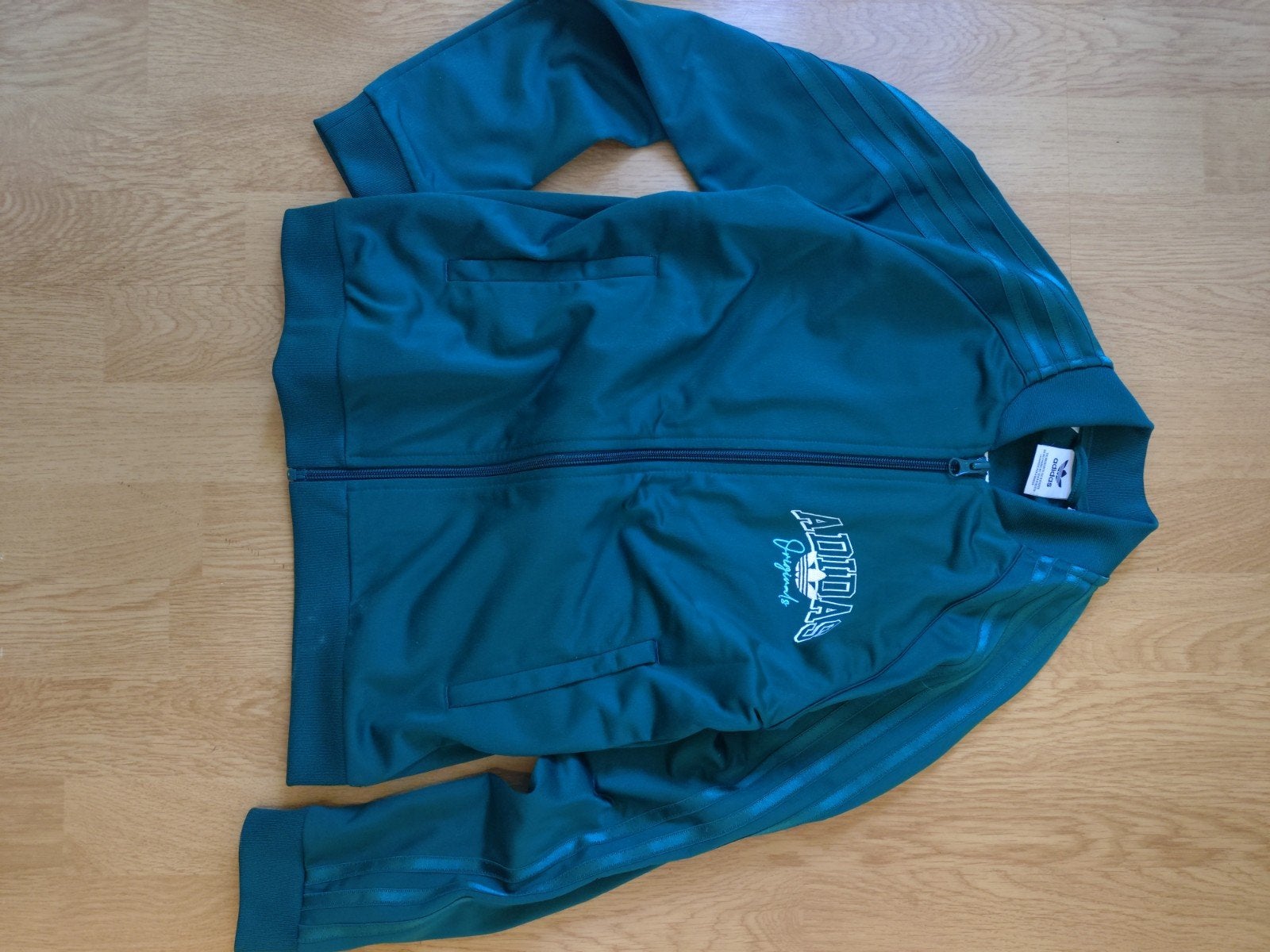 Adidas Originals trainingsjack maat 146 voor meisjes, Adidas, Gebruikt, Meisje, Ophalen of Verzenden