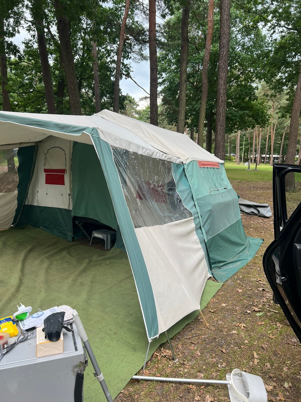 Vouwwagen Trigano Oceane GL inc.fietsendrager en uitrusting, Caravans en Kamperen, Trigano, Meerkleurig, Ophalen of Verzenden