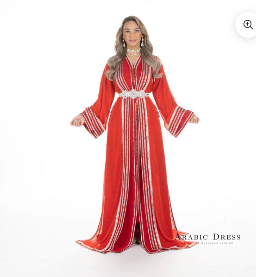 Prachtige Marokkaanse jurk takchita 2 delig maat. Xl, Overige typen, Maat 46/48 (XL) of groter, Nieuw, Ophalen of Verzenden