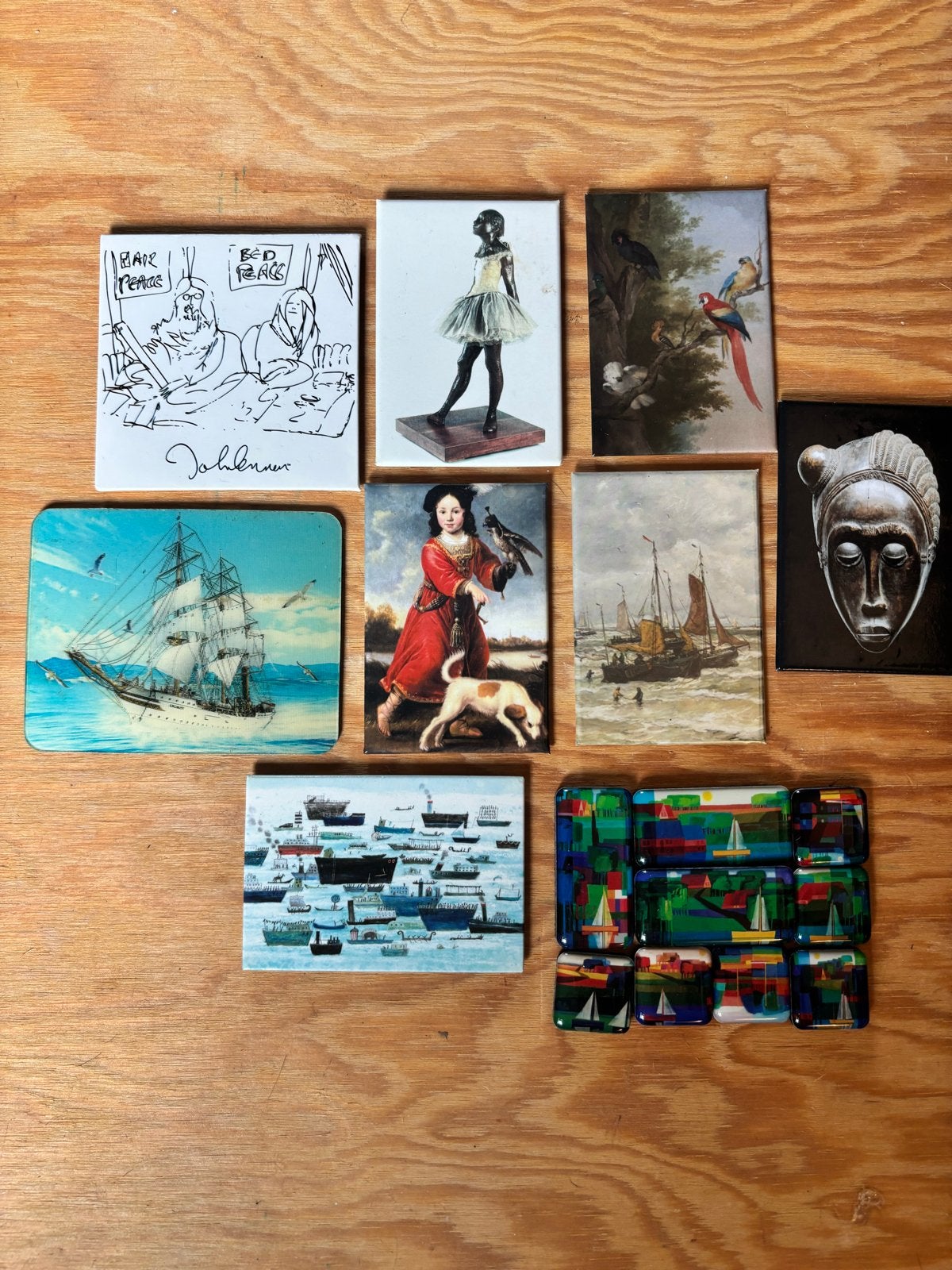 Diverse Koelkastmagneten Kunst - Per Stuk 1,-, Ophalen of Verzenden, Gebruikt