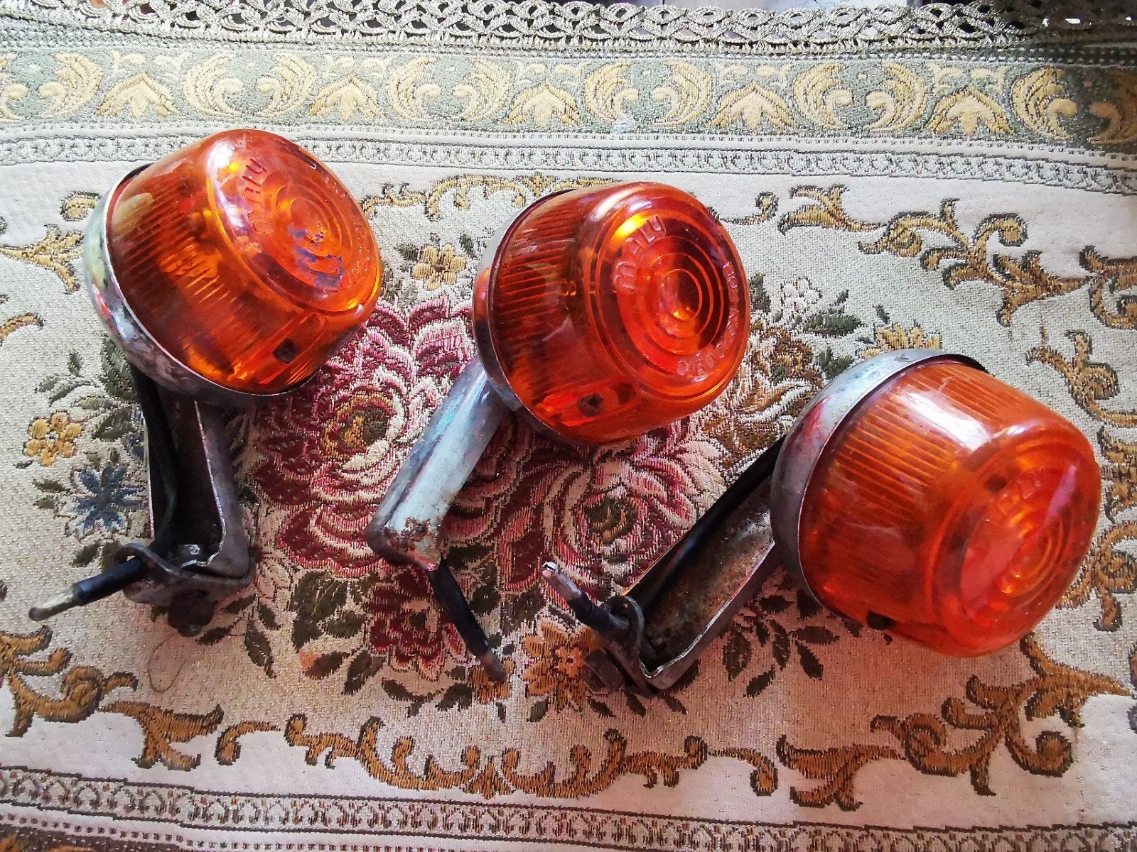 Knipperlichten vintage brommer Honda Maly 708 cabochon Miek, Overige merken, ., Ophalen of Verzenden, .