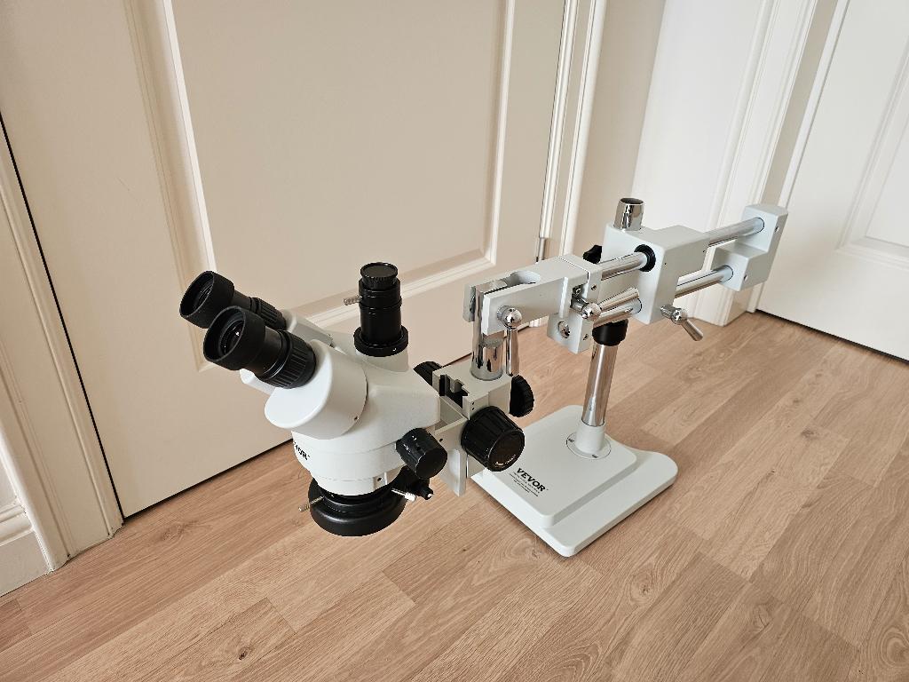 Vevor microscoop voor goudsmid zetter horlogemaker, Ophalen, Zo goed als nieuw, Stereomicroscoop