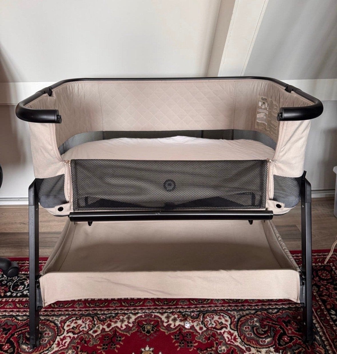 Qute Q-breez Co-sleeper - zo goed als nieuw, Kinderen en Baby's, Ophalen, Zo goed als nieuw, Wieg