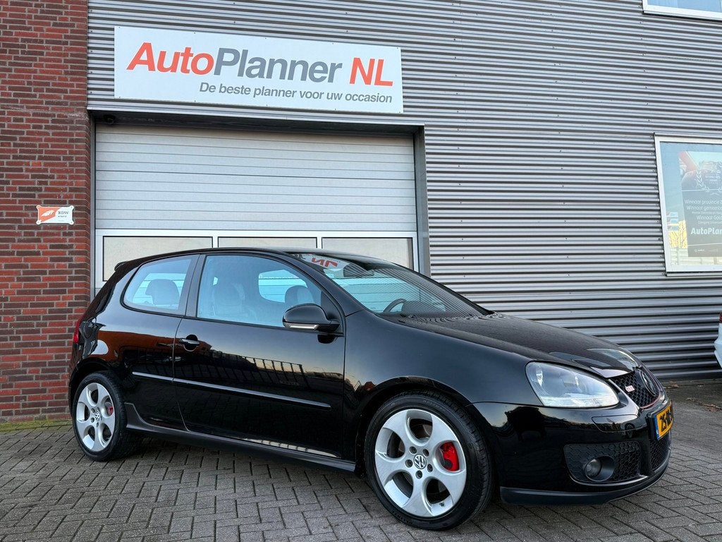 Volkswagen Golf V 2.0 TFSI GTI! Clima! Cruise! Leder! Stoelv, Gebruikt, Zwart, 4 cilinders, Zwart