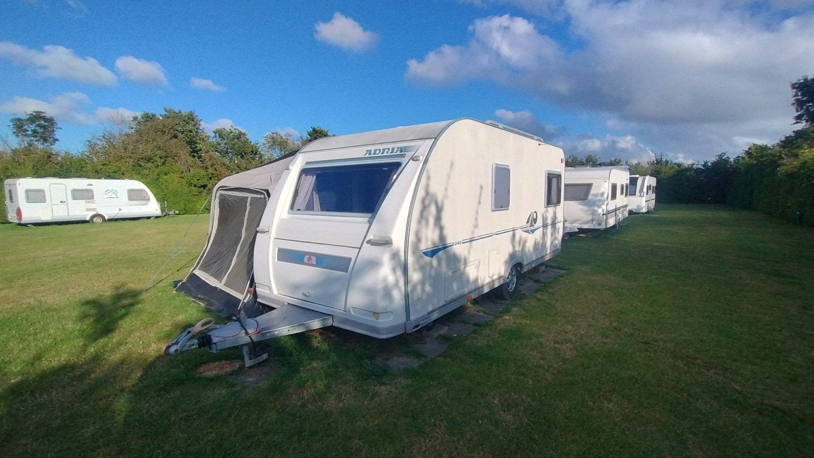 Adria Adiva 502 PC 2005 1e eigenaar incl. Westfield Ceres 8, Tot en met 2, Dwarsbed, Particulier, Adria