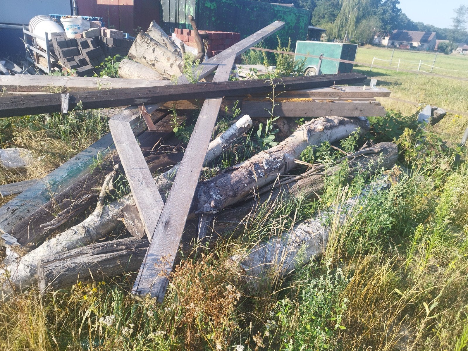 Gratis hout, Minder dan 3 m³, Ophalen