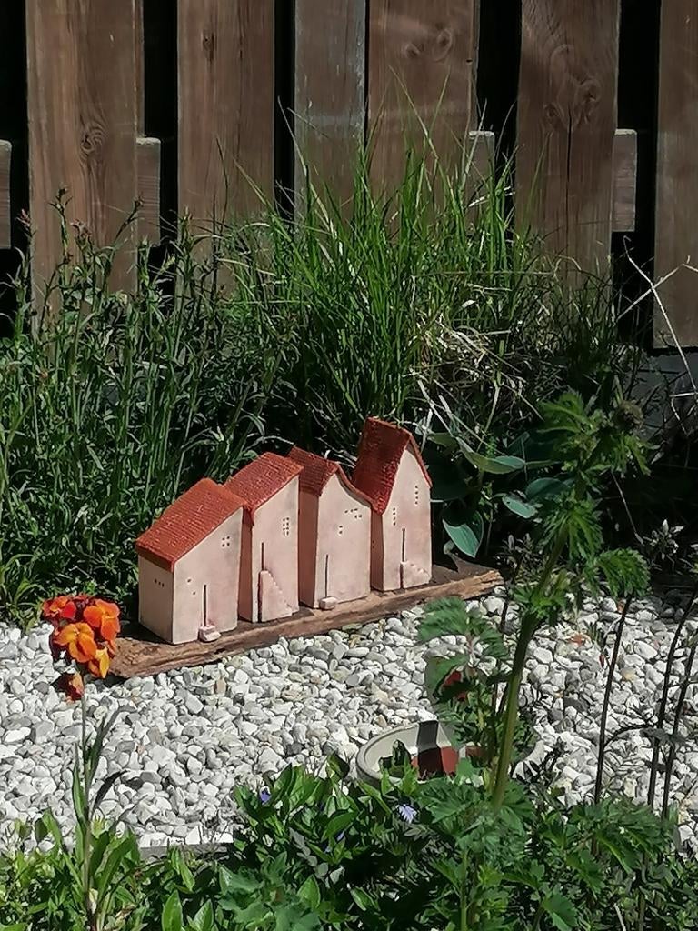 Huisjes handgemaakt keramiek, Huis en Inrichting, Ophalen of Verzenden, Nieuw