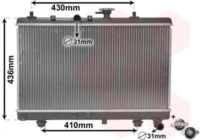 Radiateur Kia Rio, Onderdelen@venauto.nl, Van der Ven Autorecycling B.V., Ettenseweg 76, 4706 PB Roosendaal, The Netherlands, Herkomst onderdeel bekend