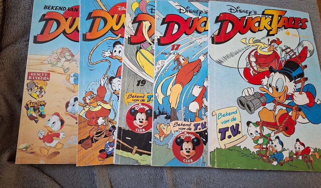 Disney DuckTales. nr 4, 17, 19, 29, 34. zie foto, Boeken, Stripboeken, Meerdere stripboeken, Ophalen of Verzenden, Gelezen